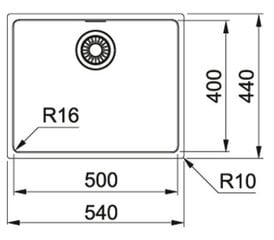 Valamu Franke Maris Mrx 210-50 цена и информация | Раковины на кухню | kaup24.ee