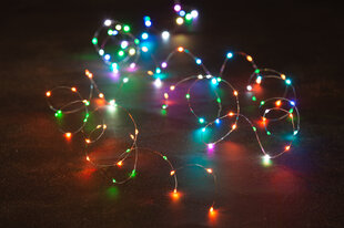 LED гирлянда, 5 м. цена и информация | Новогодняя гирлянда Holiday, 10 светодиодов, 30 см | kaup24.ee