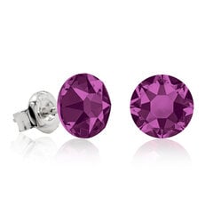 Stud серьги 925 “fuchsia” 6 мм цена и информация | Серьги | kaup24.ee