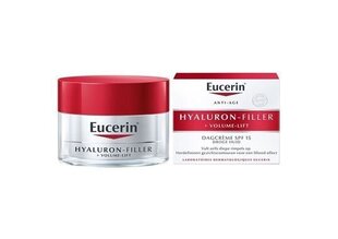 <p><b>Дневной крем Hyaluron-Filler Eucerin SPF15 + PS</b> - качественный продукт, который был создан для требовательных клиентов, следящих за своим внешним видом и ищущих лучшие косметические средства для ухода за красотой. Если Вы одна из них, продукты <b>Eucerin, на 100 % оригинальные</b>, сделаны для Вас.</p>

<p></p>

<p></p>
 цена и информация | Кремы для лица | kaup24.ee