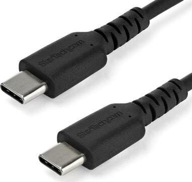 STARTECH 1m USB-C Cable Black hind ja info | Mobiiltelefonide kaablid | kaup24.ee