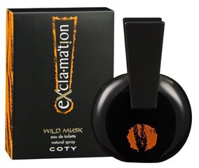 Coty Exclamation Wild Musk EDT для женщин 100 ml цена и информация | Женские духи | kaup24.ee