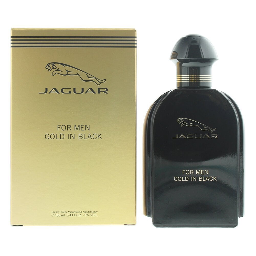 Jaguar For Men Gold in Black EDT meestele 100 ml цена и информация | Meeste parfüümid | kaup24.ee