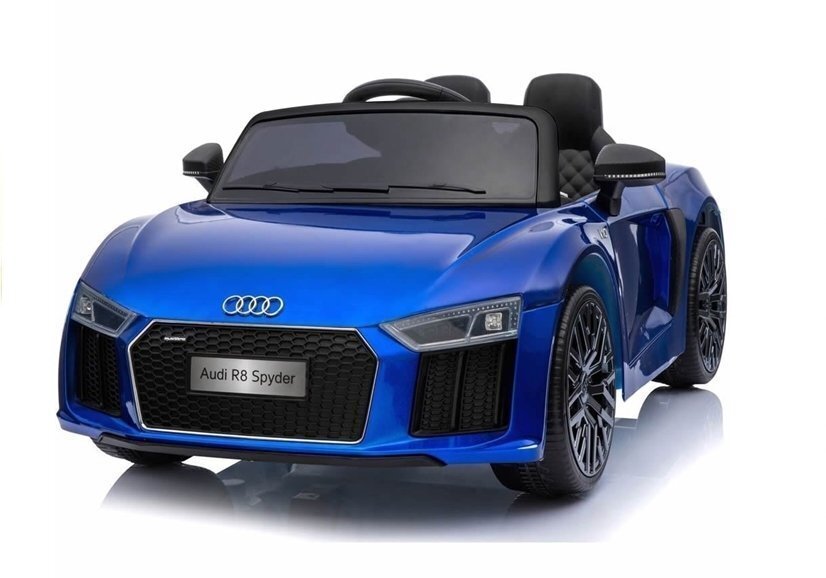 Elektriline sportauto lastele Audi R8 Spyder, sinine hind ja info | Laste elektriautod | kaup24.ee