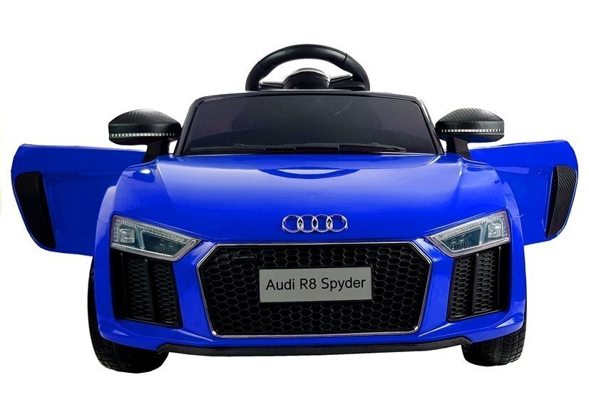 Elektriline sportauto lastele Audi R8 Spyder, sinine hind ja info | Laste elektriautod | kaup24.ee