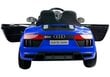 Elektriline sportauto lastele Audi R8 Spyder, sinine hind ja info | Laste elektriautod | kaup24.ee