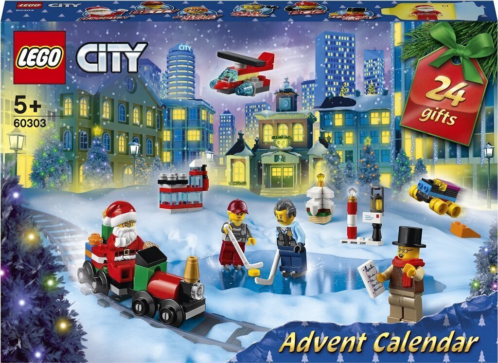 60303 LEGO® City Advento kalender цена и информация | Klotsid ja konstruktorid | kaup24.ee