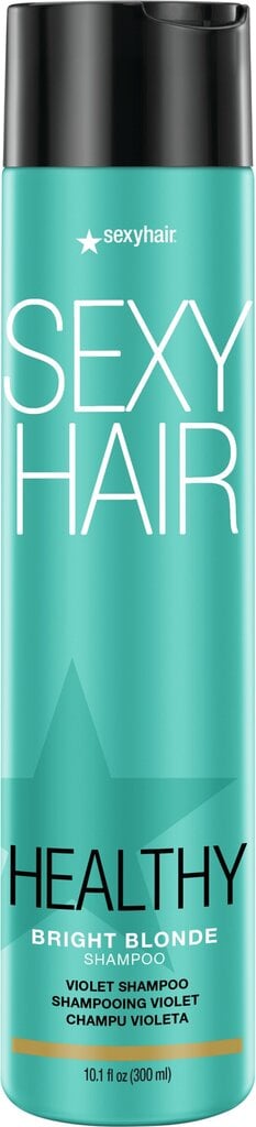 Violetset pigmenti sisaldav šampoon Sexy Hair Healthy Bright Blonde 300 ml цена и информация | Šampoonid | kaup24.ee