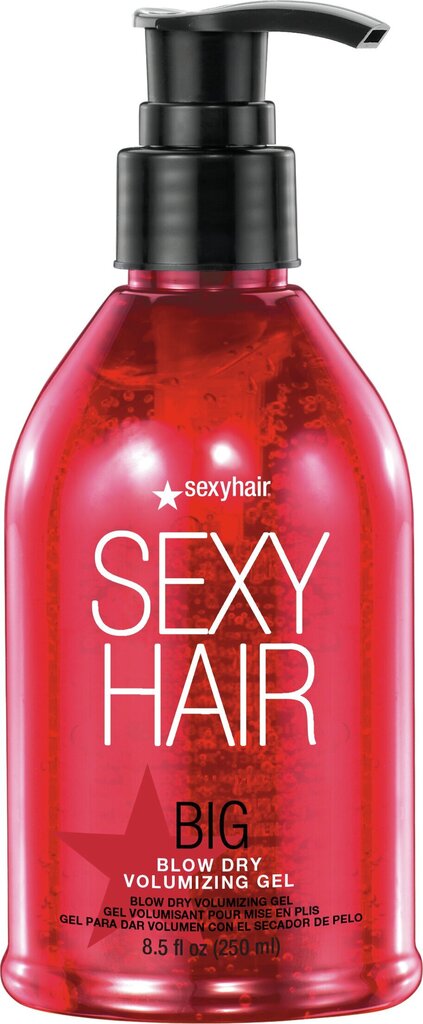 Volüümi andev niiskuskaitsega juuksegeel Sexy Hair 250 ml hind ja info | Viimistlusvahendid juustele | kaup24.ee