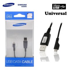 Samsung APCBU10BBECSTD Универсальный USB 2.0 to Micro USB кабель данных и зарядки 0.75m (EU Blister) цена и информация | Borofone 43757-uniw | kaup24.ee
