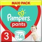 Püksmähkmed Pampers Pants Maxi Pack 3 suurus, 56 tk цена и информация | Mähkmed | kaup24.ee