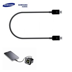 Originaalne Samsung micro USB laadija (muud seadmed) kaabel sobib Samsung Galaxy S5, must hind ja info | Kaablid ja juhtmed | kaup24.ee