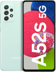 Nutitelefon Samsung Galaxy A52s 5G 128GB Dual SIM Green hind ja info | Mobiiltelefonid | kaup24.ee
