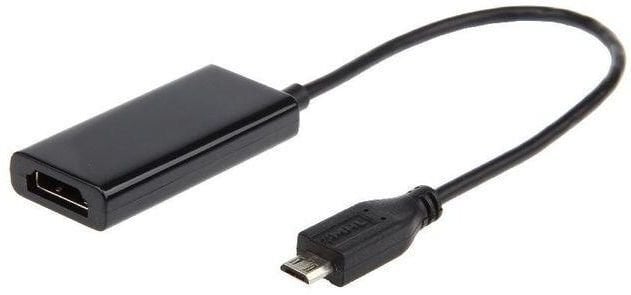 Gembird Adapter MHL - HDMI / Micro USB (BF) (5pin) цена и информация | USB jagajad, adapterid | kaup24.ee