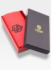 Большой кожаный женский кошелек STEVENS, серый + розовый цена и информация | Женские кошельки, держатели для карточек | kaup24.ee