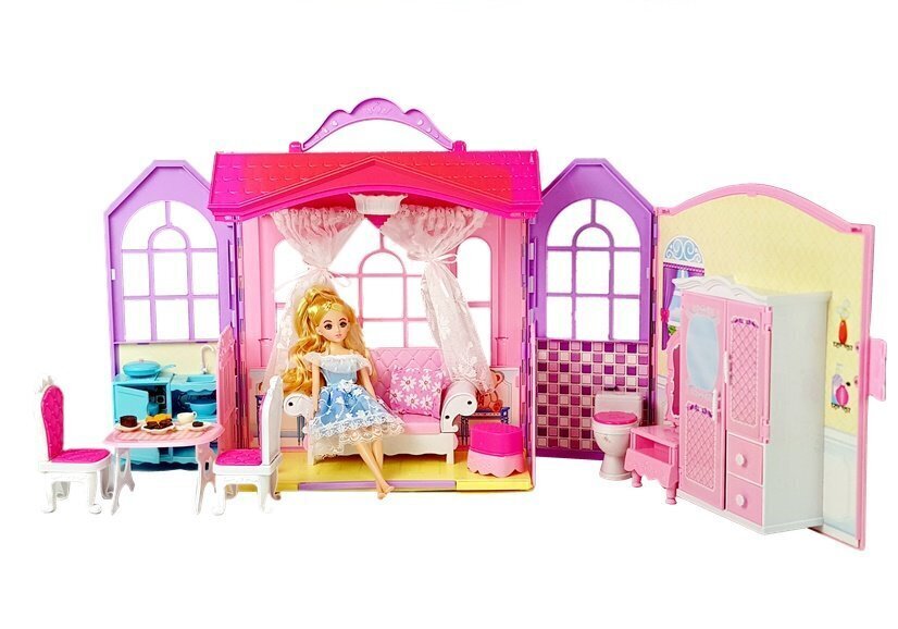 Nukk koos suure majaga цена и информация | Tüdrukute mänguasjad | kaup24.ee