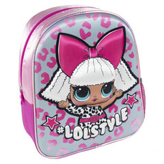 3D сумка для девочек LOL Surprise!, розовая 25 x 31 x 1 см цена и информация | Школьные рюкзаки, спортивные сумки | kaup24.ee