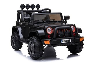 Kahekohaline laste elektriauto Jeep 4x4, must hind ja info | Laste elektriautod | kaup24.ee