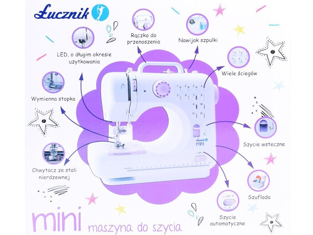 Laste õmblusmasin "Luznik Mini" цена и информация | Tüdrukute mänguasjad | kaup24.ee