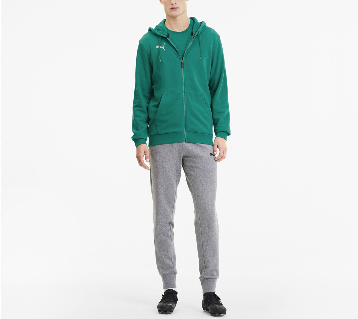 Puma Džemprid TeamGOAL 23 Casuals Hooded Green 656708 05/L hind ja info | Meeste pusad | kaup24.ee