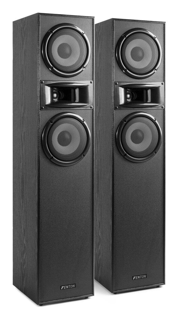 Fenton SHF700B tornkõlarite komplekt 2x 6,5 ”must цена и информация | Koduaudio ja "Soundbar" süsteemid | kaup24.ee