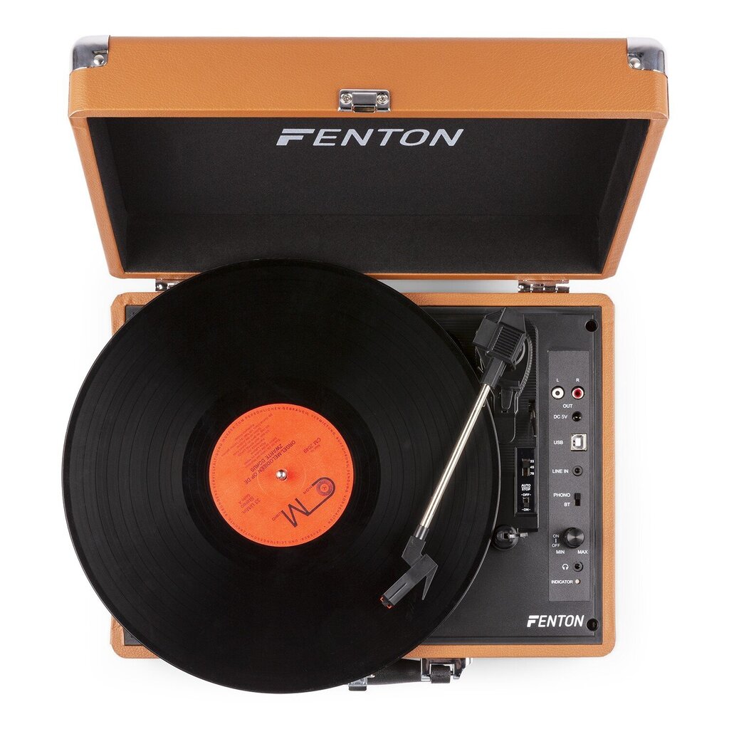 Fenton RP115F Brown hind ja info | Vinüülplaadimängijad ja grammofonid | kaup24.ee