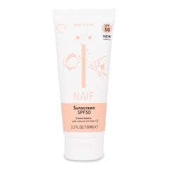 NAÏF looduslik päikesekreem beebidele ja lastele SPF50, 100ml цена и информация | Косметика для мам и детей | kaup24.ee