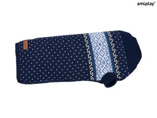 Amiplay свитер для собаки Bergen Navy Blue, 23 см цена и информация | Одежда для собак | kaup24.ee
