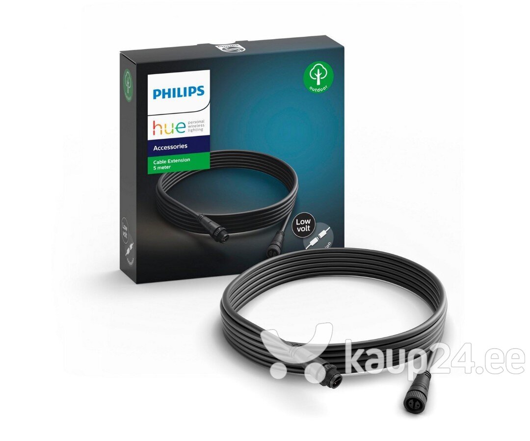 Philips Hue - Cable Extension - 5m, Outdoor hind ja info | Kodu turvalisus | kaup24.ee