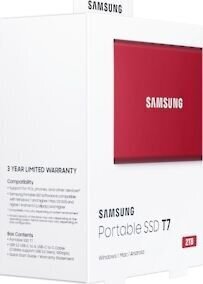 Väline SSD Samsung T7 (500 GB) цена и информация | Sisemised kõvakettad (HDD, SSD, Hybrid) | kaup24.ee