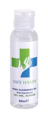 Safe Hands Anti-bacterial Hand Cleansing Gel дезинфицирующее средство для рук 60 мл цена и информация | Аптечки | kaup24.ee