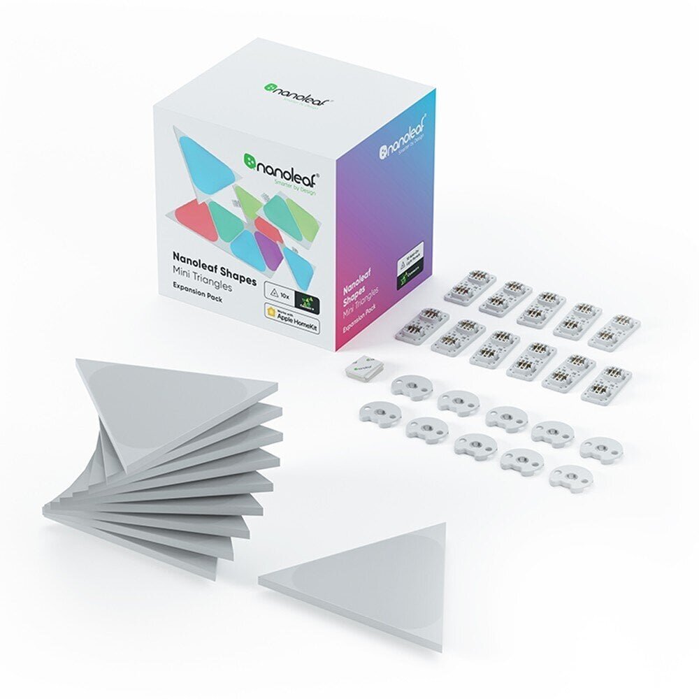 Nanoleaf Shapes Triangles Mini Expansion hind ja info | Lambipirnid, lambid | kaup24.ee