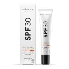 Madara SPF30 päikesekaitsekreem näole 40 ml hind ja info | Päikesekreemid | kaup24.ee