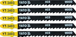 Varu saelehed elektrisaele 5tk. (puidu jaoks), Yato (YT-3403) hind ja info | Käsitööriistad | kaup24.ee