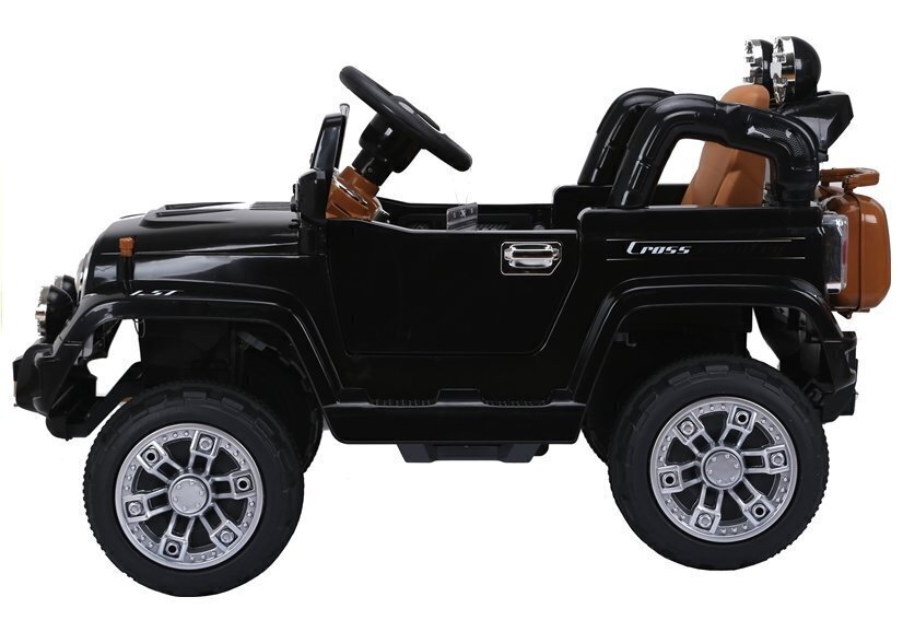 Ühekohaline elektriauto lastele Jeep JJ245, must hind ja info | Laste elektriautod | kaup24.ee