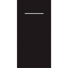 Söögiriistade taskuga salvrätikud Linclass® Airlaid Black 40x40cm (12tk) hind ja info | Laudlinad, lauamatid, servjetid | kaup24.ee