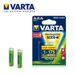 Varta AAA LR03 800mAh Ni-Mh Зарядные Аккумуляторы 56703 (2шт) цена и информация | Батарейки | kaup24.ee