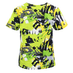 Huppa футболка для мальчиков JEIDEL, лаймовый-пестрый 907157811 цена и информация | Рубашки для мальчиков | kaup24.ee