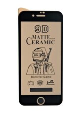 Защитное стекло Matte Ceramic, Full Glue, Full Cover Black для iPhone 7 Plus/ 8 Plus цена и информация | Защитные пленки для телефонов | kaup24.ee