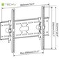 Teleri seinakinnitus 42-80 TECHLY Tilting Wall Mount ICA-PLB 890 hind ja info | Teleri seinakinnitused ja hoidjad | kaup24.ee