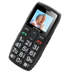 Seenioride telefons Artfone C1+, Dual SIM Black kaina ir informacija | Telefonid | kaup24.ee