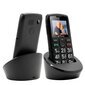 Seenioride telefons Artfone C1+, Dual SIM Black hind ja info | Telefonid | kaup24.ee