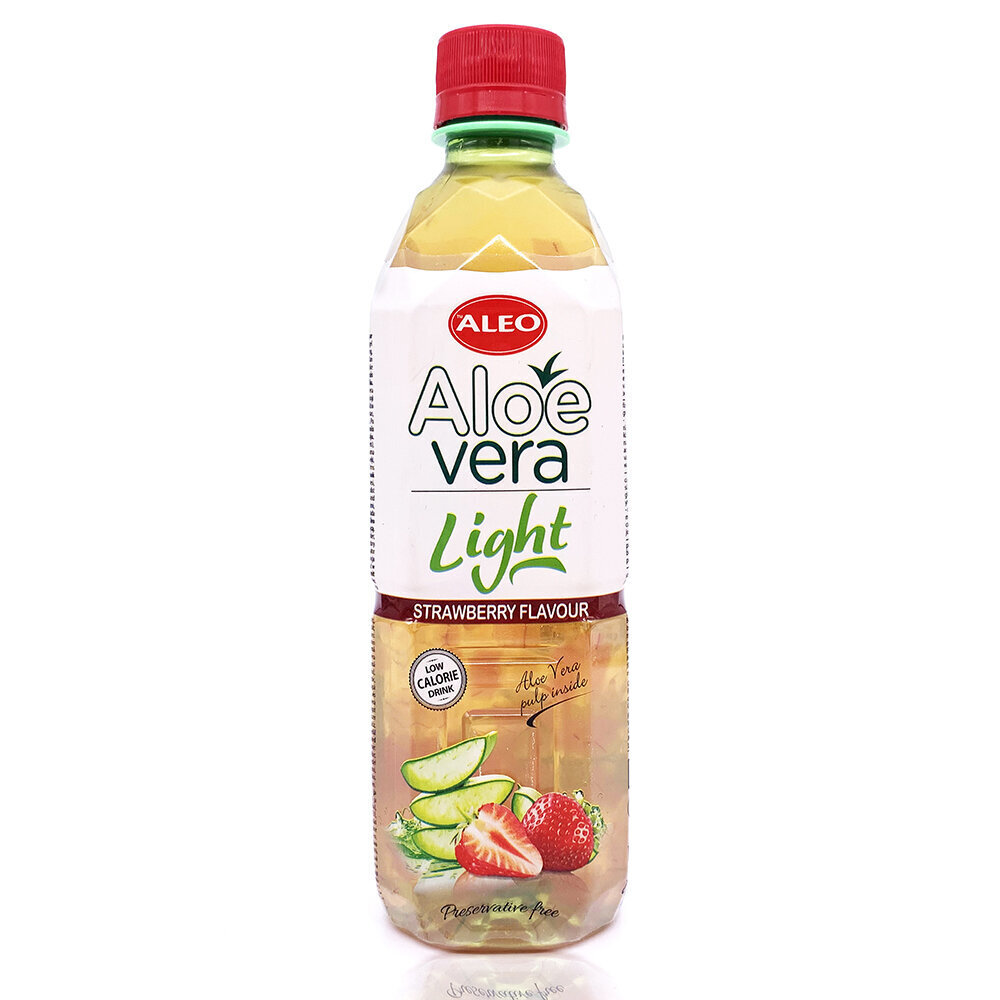 Aloe Vera jook ALEO Strawberry Light 500ml hind ja info | Karastusjoogid | kaup24.ee