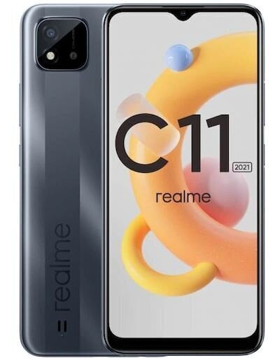 Realme C11 (2021), 32GB, Dual SIM, Cool Grey hind ja info | Telefonid | kaup24.ee