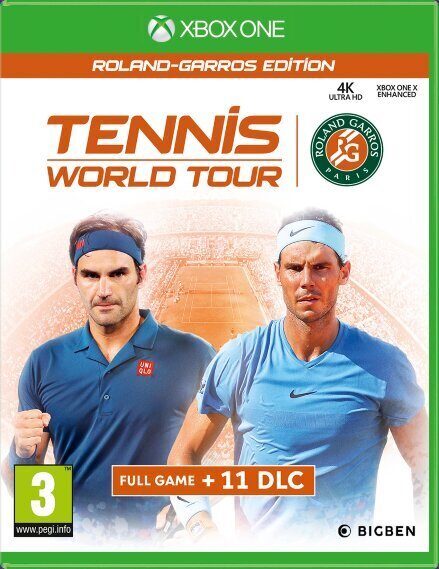 Tennis World Tour Roland Garros Edition Xbox One mäng цена и информация | Arvutimängud, konsoolimängud | kaup24.ee