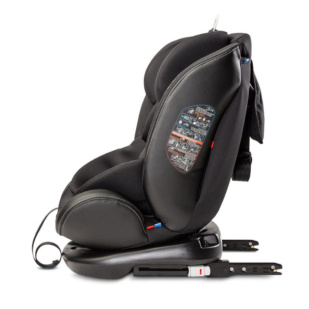 Turvatool Caretero Mundo, 0-36 kg Isofix 360°, black hind ja info | Turvatoolid | kaup24.ee