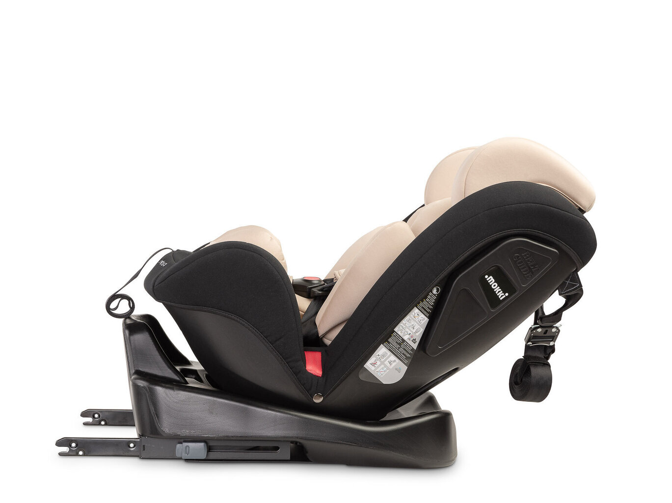 Turvatool Caretero Mokki Isofix, 0-36 kg, beige hind ja info | Turvatoolid | kaup24.ee