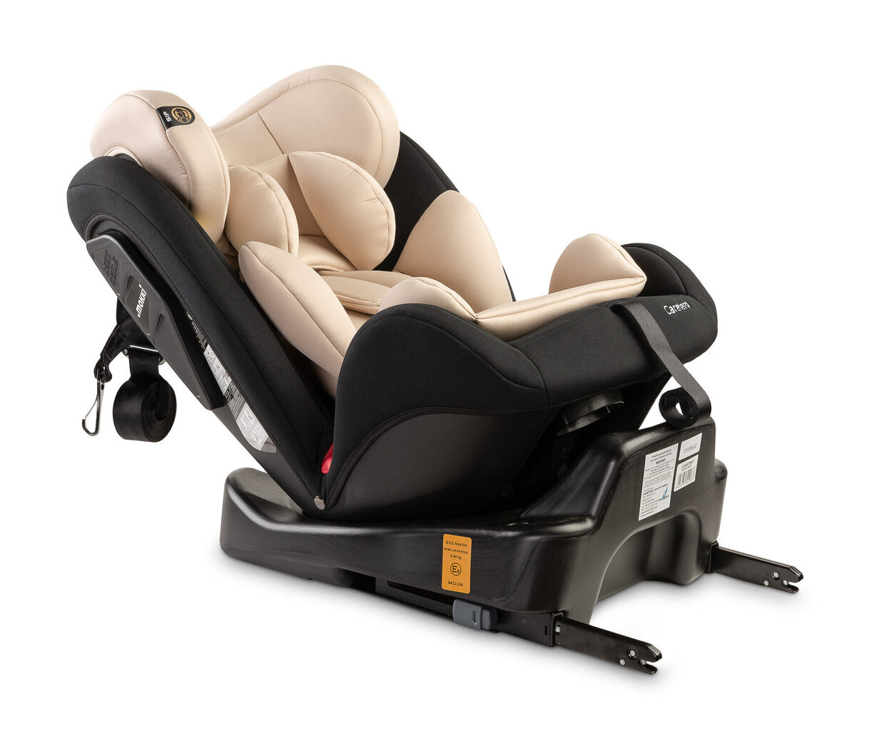 Turvatool Caretero Mokki Isofix, 0-36 kg, beige hind ja info | Turvatoolid | kaup24.ee