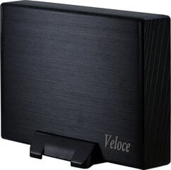 INTER-TECH Drive Cabinet Veloce (3.5 HDD, SATA/SATA II, USB3.0), Black цена и информация | Процессоры (CPU) | kaup24.ee