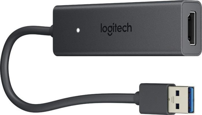 Logitech USB Type-A to HDMI Screen Share Graphic Adapter (939-001553), 0.25 m цена и информация | Kaablid ja juhtmed | kaup24.ee